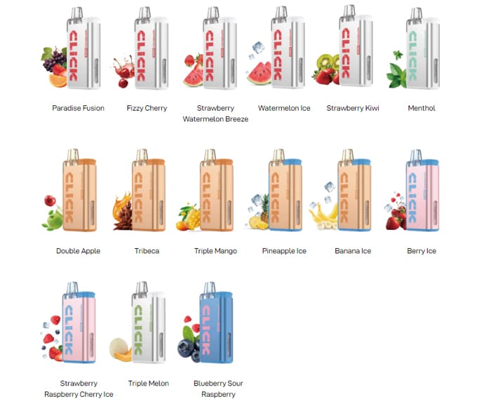 coss click flavours