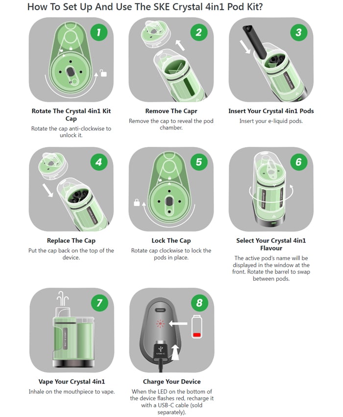 Crystal 4 in 1 how to