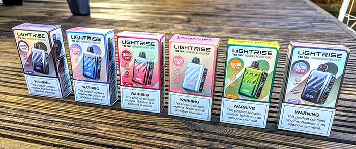 lightrise tb 18k flavours