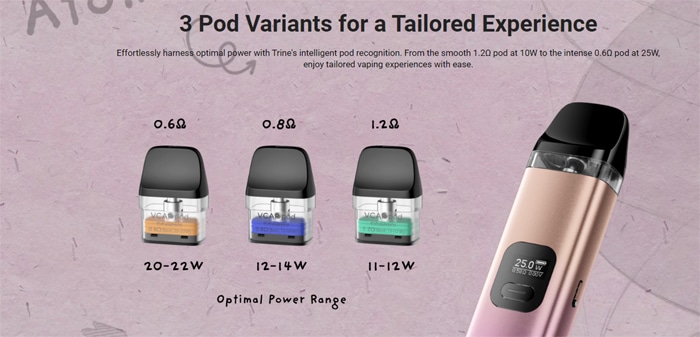 trine pod options