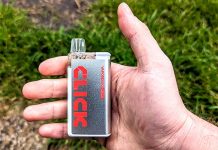 vaporesso coss click in hand