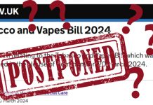 Tobacco-vapes-bill-2024 postponed