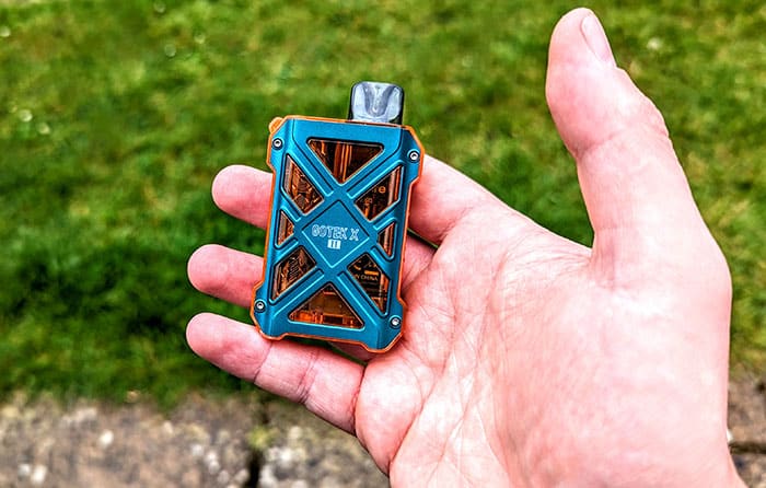 aspire gotek X II in hand