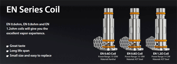 en coil range