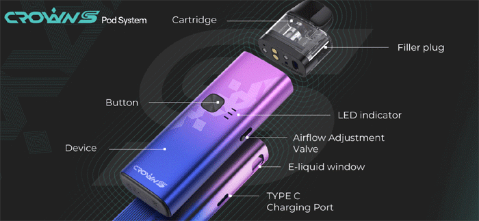 uwell crown s components