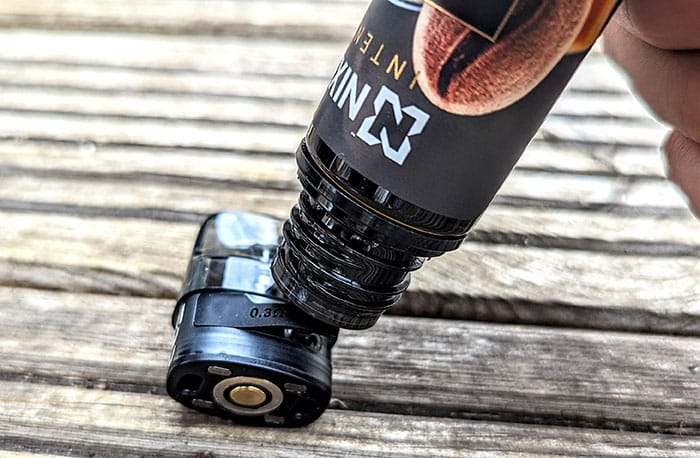 how to fill the argus e40 pod