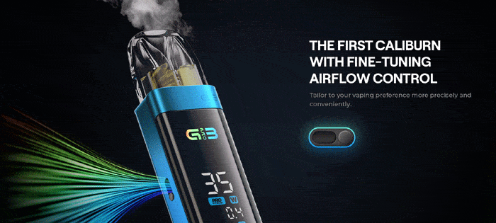 Flujo de aire del Caliburn G3 Pro
