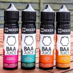 nixer x baa juice range