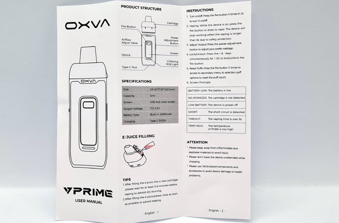 vprime instructions