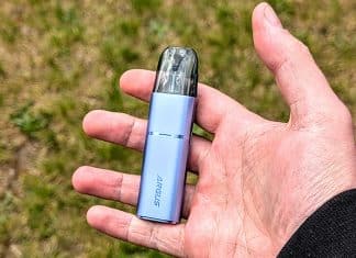 Voopoo Argus G3 Mini in hand