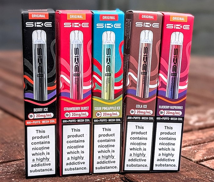 ske bar flavours