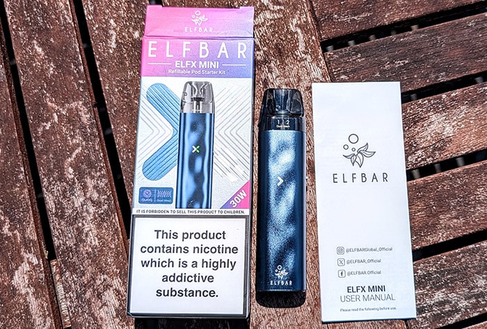 kit contents elfbar elfx mini