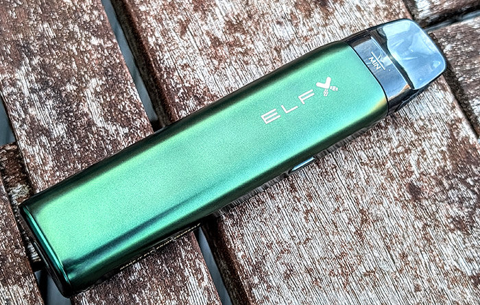 back of elfbar elfx ultra