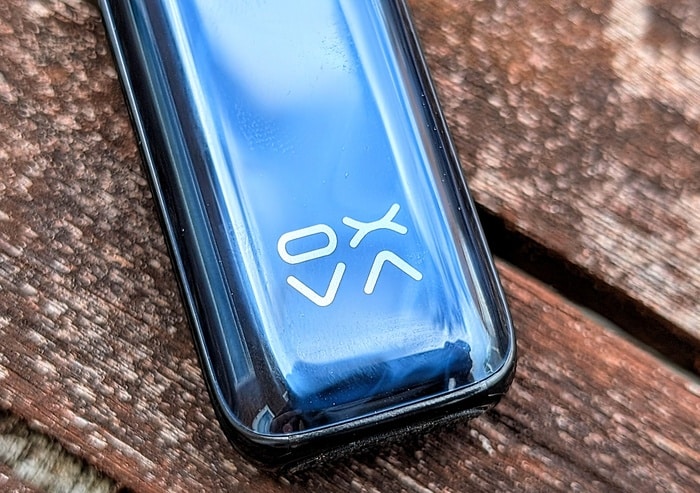 oxva branding on pod