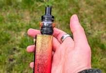 eleaf istick x80 kit in hand