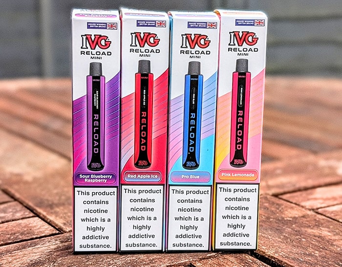 ivg reload mini flavours