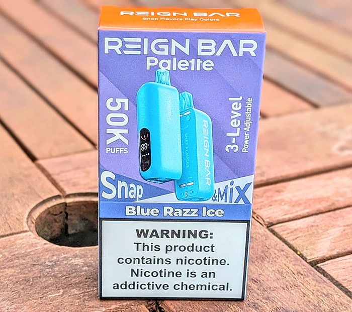 blue razz ice reign bar palette