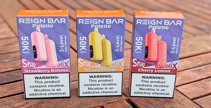 reign bar palette flavours
