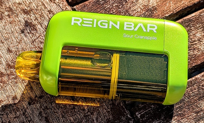 side view reign bar vape