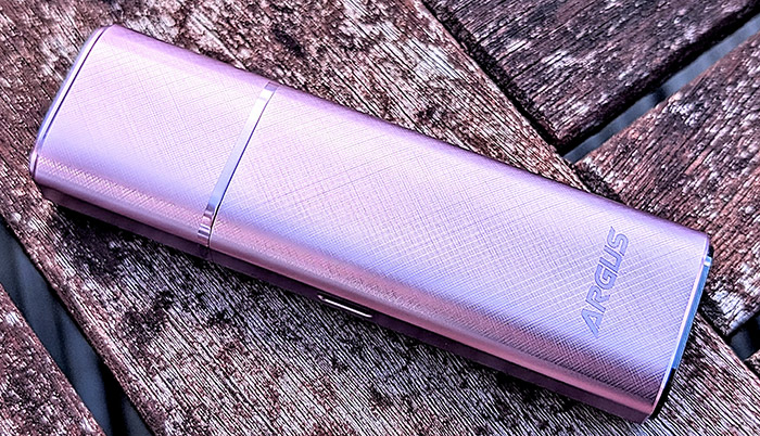 voopoo argus klyc side view with cap