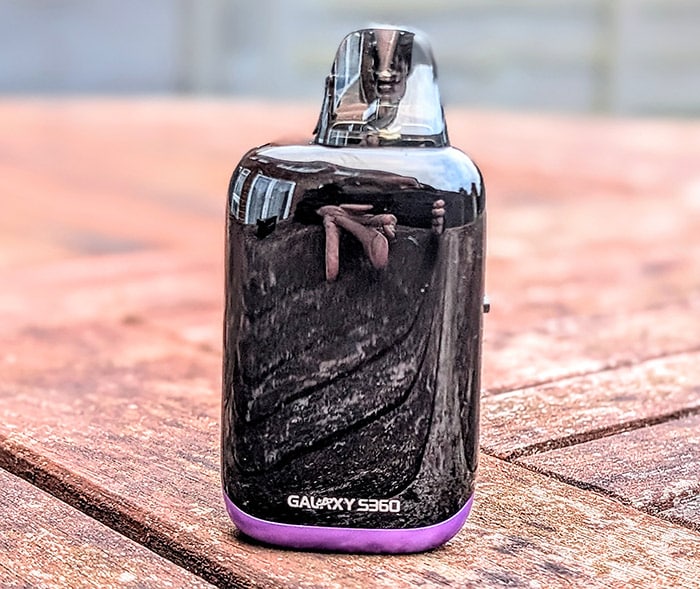 back view of lost vape