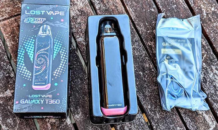 lost vape galaxy t360 kit contents