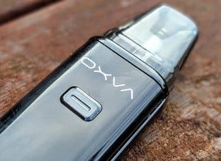 power button and mouthpiece