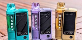 Exeek EK MOMO Review- Ceramic Coil Convenience and Control? exeek momo vape review