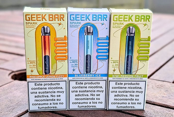 kit flavours geek bar spark