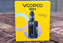 Voopoo Drag 6 Review- The Best Sub Ohm Kit Yet? Voopoo Drag 6 box