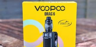 Voopoo Drag 6 Review- The Best Sub Ohm Kit Yet? Voopoo Drag 6 box