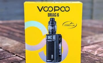 Voopoo Drag 6 Review- The Best Sub Ohm Kit Yet? Voopoo Drag 6 box
