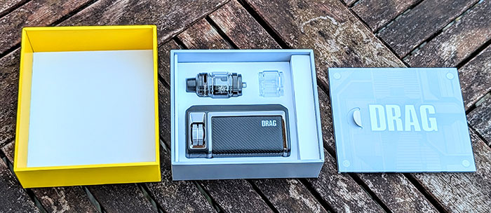 voopoo drag 6 kit contents