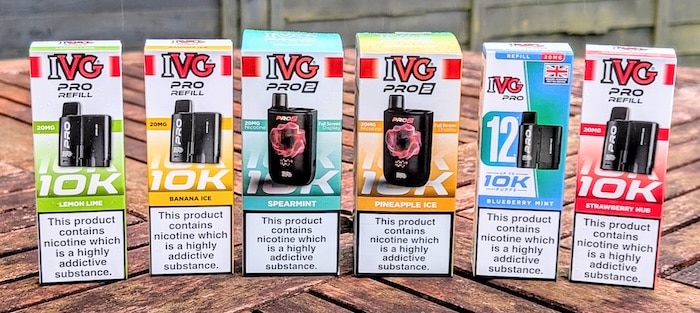 ivg pro 2 flavour refill boxes