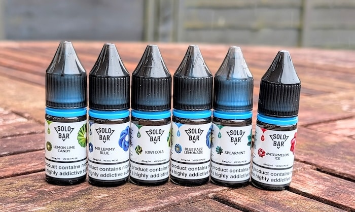 solobar eliquid bottles