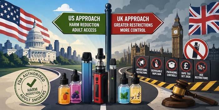 regulation ease for vaping usa