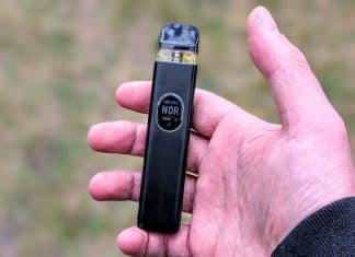 vaporesso xros 5 in hand