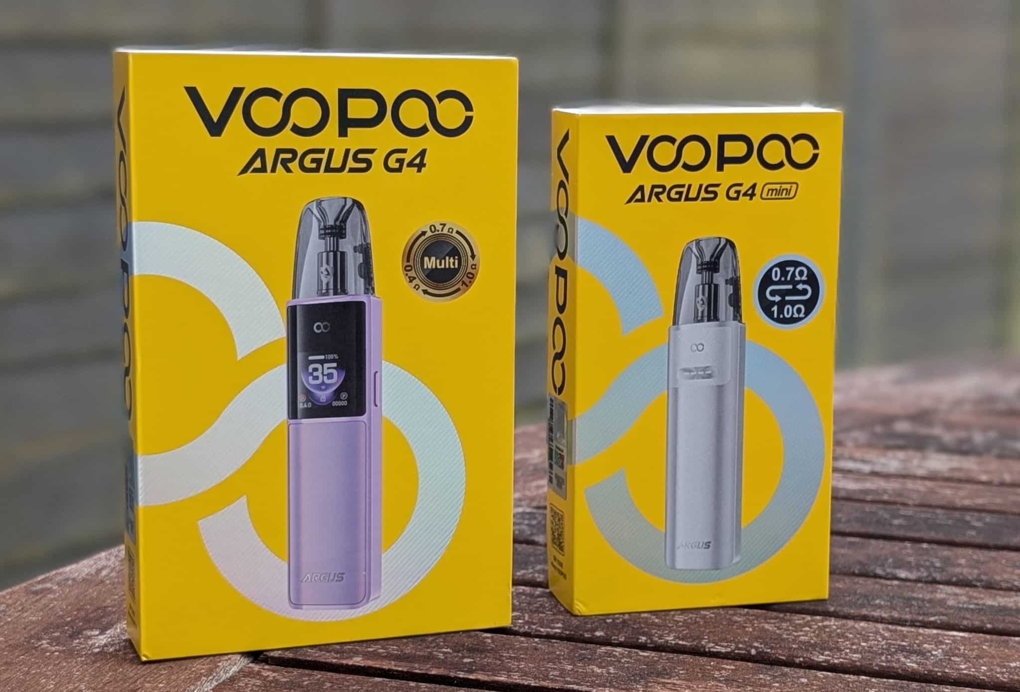 voopoo argus g4 boxes