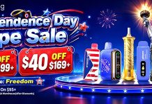 Independence Day Vape Sale – $40 Off + Free Shipping At VapeSourcing independence day vape sale 2026