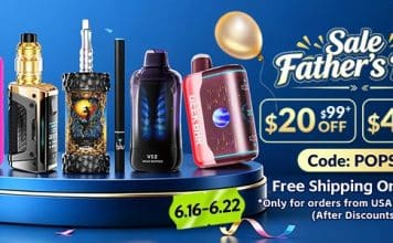 Father’s Day Vape Sale – Save Up To $40 + Free Shipping fathers day vape sale 2026