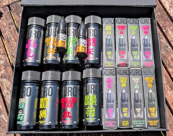 Kuro e liquid flavours