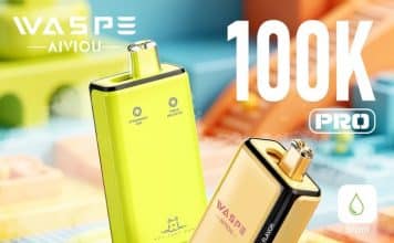 Aiviou Vapes Introduces WASPE Double Taste 100K Pro waspe 100k pro new vape release