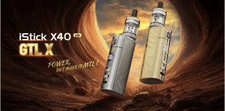 Eleaf iStick X40 + GTL X Tank Preview — MTL with a Swappable Battery eleaf istick x40 gtlx preview