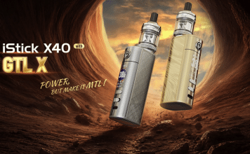 Eleaf iStick X40 + GTL X Tank Preview — MTL with a Swappable Battery eleaf istick x40 gtlx preview