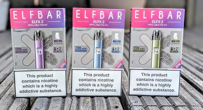 elfbar elfx 2 packaging