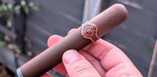 ePuffer Robusto Rechargeable eCigar Review- For The Connoisseurs? epuffer ecigar in hand