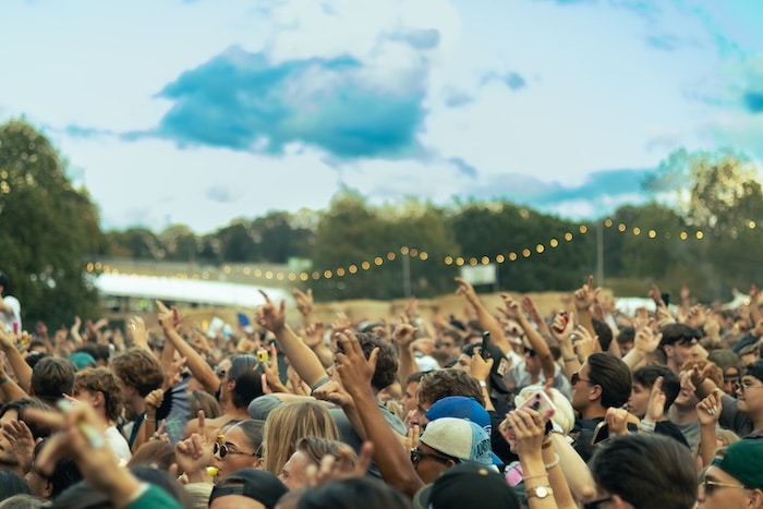 crowd at event