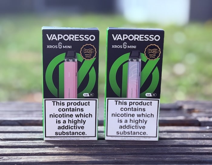 vaporesso xros 6 mini packaging