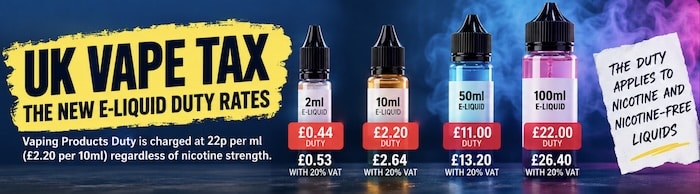 uk vape tax october
