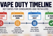 UK Vape Tax Is Here: What the New E-Liquid Duty Means for Vapers & Retailers vape duty timeline